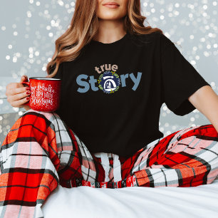 T-shirt Histoire Vraie Nativité Un Conte De Noël Motivant