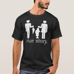 T-shirt Histoire Vraie Pêche Hommes Femmes Dans Le Dos