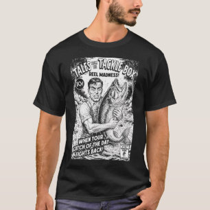 T-shirt Histoires Comiques De Papa Pêcheur Drôles De La Bo
