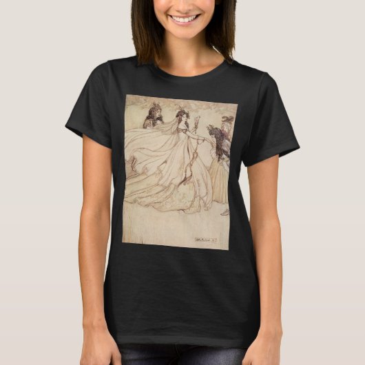 T-shirt Histoires de fées Vintages, Cendrillon par Arthur (Devant)