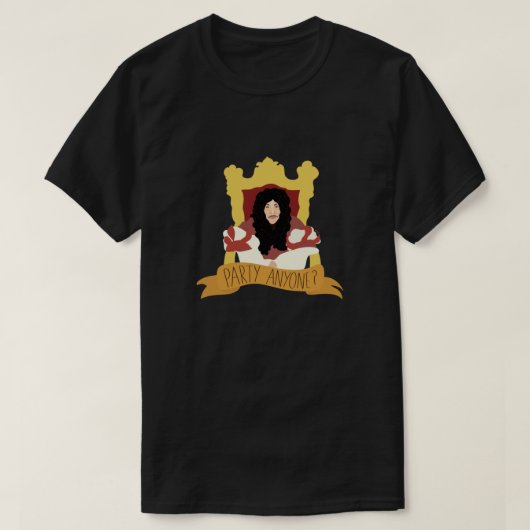 T-shirt Histoires horribles - Roi Charles II - Mathew Bayn (Design devant)