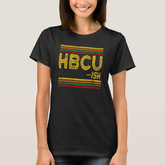 T-shirt Historical Black College Alumni HBCU ISH (Devant)