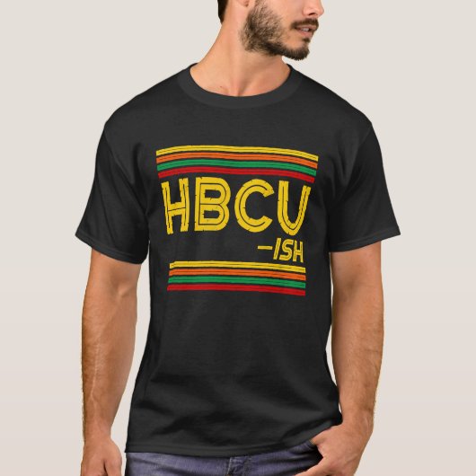 T-shirt Historical Black College Alumni  HBCU ISH (Devant)