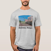 T-shirt Historical Hawaii Plantation Town Honomu Nostalgic (Devant)