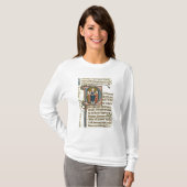 T-shirt Historié 'D' initial représentant un prêtre (Devant entier)