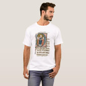 T-shirt Historié 'D' initial représentant un prêtre (Devant entier)