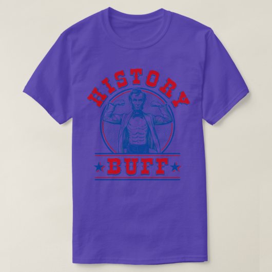 T-shirt Historique Buff Abe Lincoln US Drôle 4 juillet (Design devant)