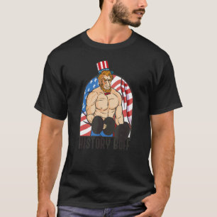 T-shirt Historique Buff Abraham Lincoln Body Builder Mème 