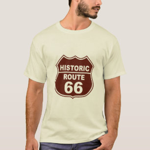 T-shirt historique de l'itinéraire 66