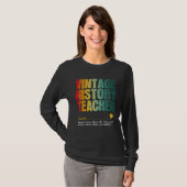 T-shirt History Teacher Appreciation Week Back to School   (Devant entier)