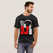 T-shirt Hit House DJ's Black T Shirt (Devant entier)