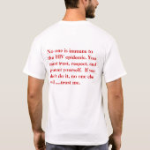 T-SHIRT HIV+ (Dos)