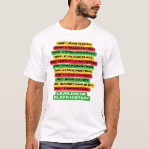 T-shirt Hiveling Up Black History Timeline