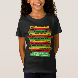 T-Shirt Hiveling Up Black History Timeline