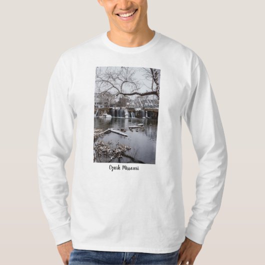 T-shirt Hiver À Finley Dam Long Manche (Devant)