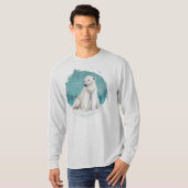 T-shirt Hiver arctique de l'ours polaire (Devant entier)