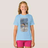 T-shirt Hiver Bluebird Nature animale (Devant entier)