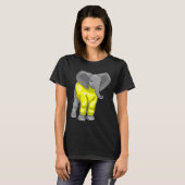 T-shirt Hiver éléphant (Devant entier)