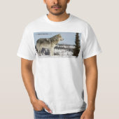 T-shirt Hiver - Loup (Devant)