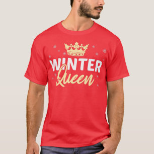 T-shirt Hiver Reine neige Fanatique hiver saison Lover nei