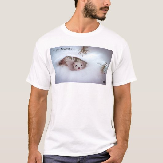 T-shirt Hiver - Weasel à queue courte (Devant)