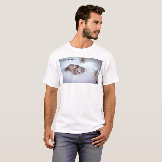T-shirt Hiver - Weasel à queue courte (Devant entier)