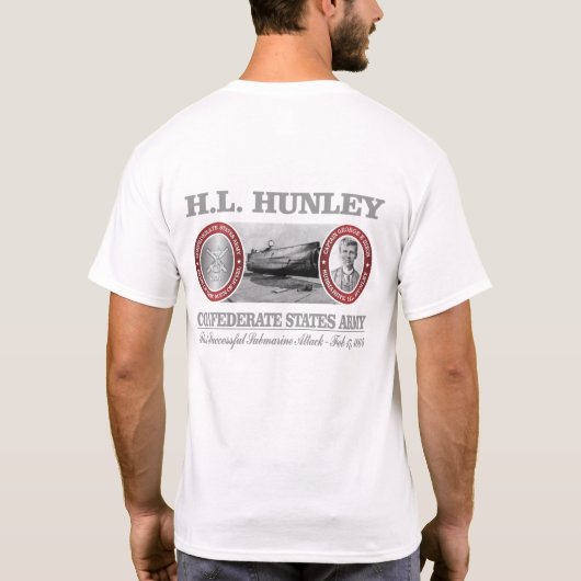 T-shirt HL Hunley (CSA) (Dos)