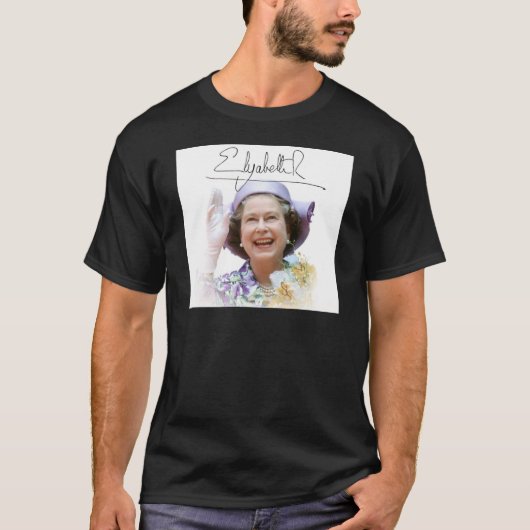 T-shirt HM Queen Elizabeth II (Devant)