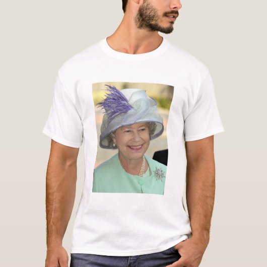 T-shirt HM Queen Elizabeth II Platinum Jubilee (Devant)