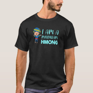 T-shirt Hmong Miao Fier Traditionnel Garçon Homme Hmoob Et