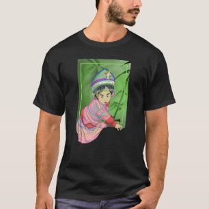 T-shirt Hmong Miao Fier Traditionnelle Fille Femme Hmoob Q