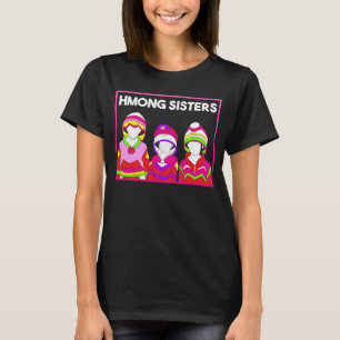 T-shirt Hmong Miao Hmoob Femme Princesse Strong Soeur