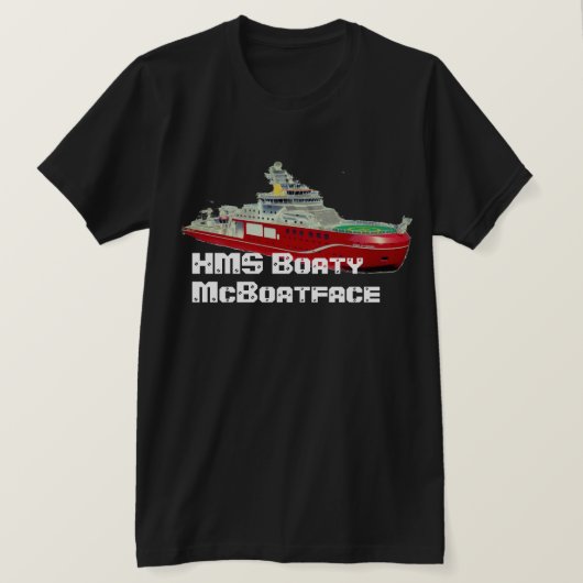 T-shirt HMS Boaty McBoatface (Design devant)