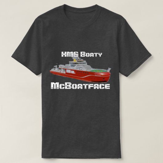 T-shirt HMS Boaty McBoatface ? (Design devant)