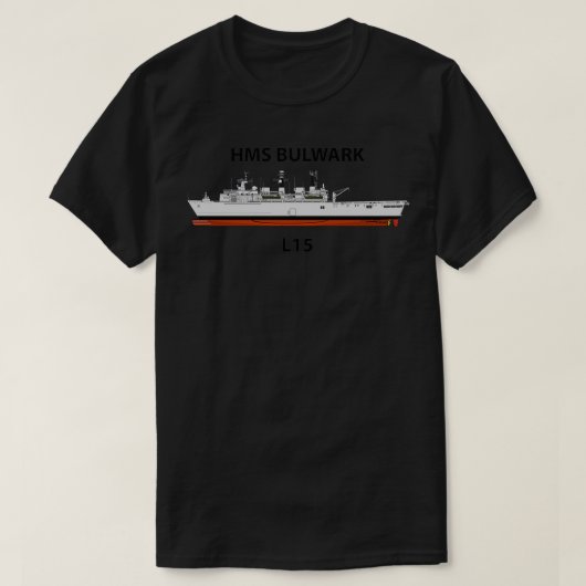T-SHIRT HMS BULWARK L15 (Design devant)