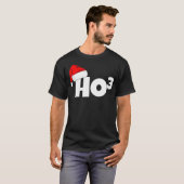 T-shirt Ho3 Cubed Christmas HoHoHo Math Enseignant Drôle C (Devant entier)