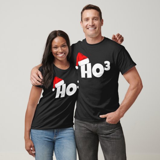 T-shirt Ho3 Cubed Christmas HoHoHo Math Enseignant Drôle C (Unisexe)
