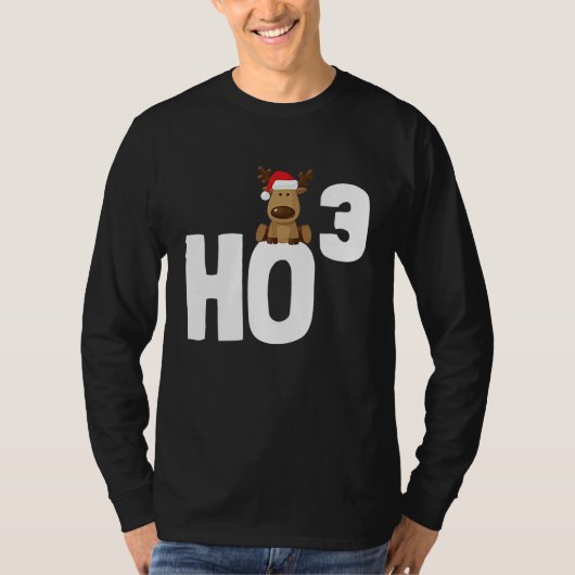 T-shirt Ho 3 Cubed Christmas Ho Ho Math Teacher   Ho3 (Devant)