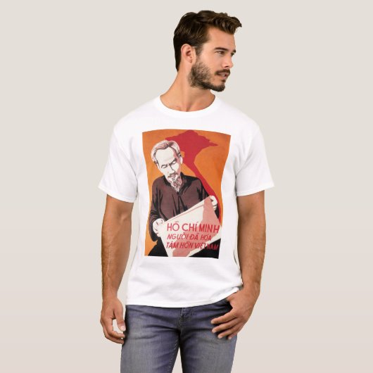 T-shirt Ho Chi Minh A Transformé L'Âme Vietnamienne ! Anci (Devant entier)