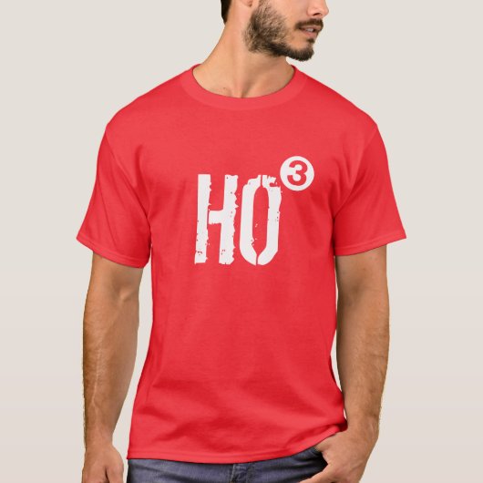 T-shirt HO Cubed Père Noël Shirt (Devant)