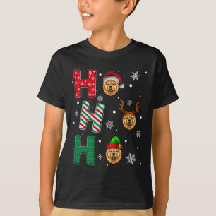 T-shirt Ho Ho Ho Chow Chow Amoureux des chiens corresponda