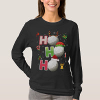 Ho Ho Ho Golf Ball Christmas Père Noël Elf Reindee