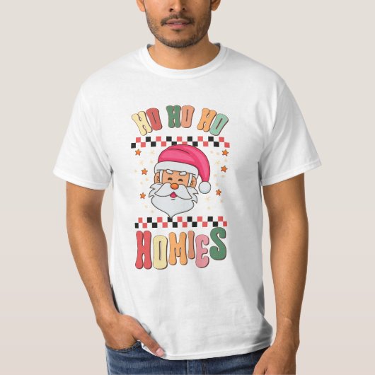 T-shirt Ho Ho Ho Homies (Devant)