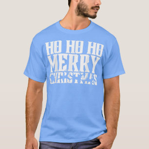 T-shirt Ho Ho Ho Joyeux Noël Santas Sommeil Et Vol