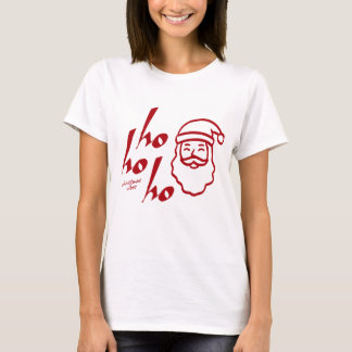 T-shirt Ho Ho Ho Modern Minimalist