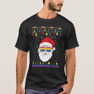 T-shirt Ho Ho Ho Mosexuel Gay Père Noël Lgbt Pun Gay pride