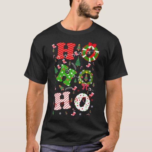 T-shirt Ho Ho Ho Noël (Devant)