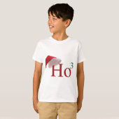 T-shirt Ho Ho Ho Noël 3 à la 3ème puissance conçoit (Devant entier)