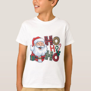 T-shirt Ho Ho Ho Père Noël Design de Noël - Festive vacanc