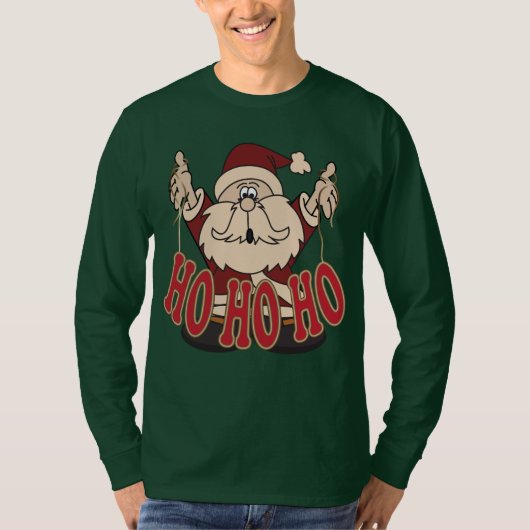 T-shirt Ho Ho Ho Santa Claus | Noël (Devant)